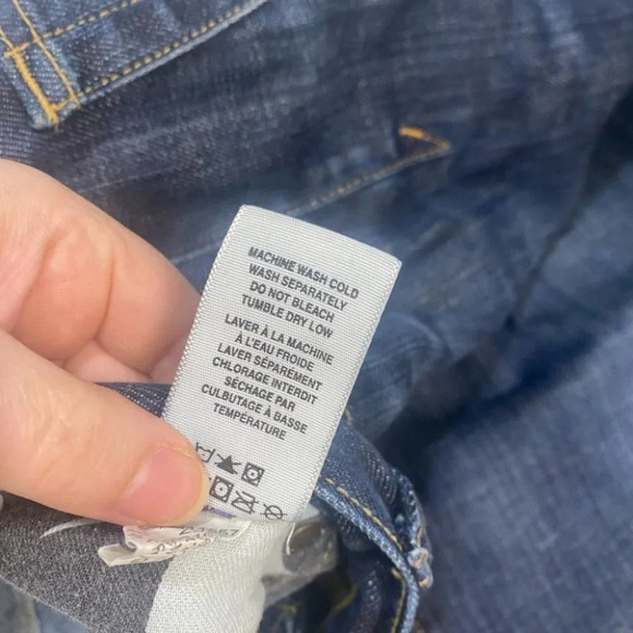 Lucky Brand Men's 38x32 363 Straight Fit Jeans Dark Wash Stretch Denim - Picture 7 of 8